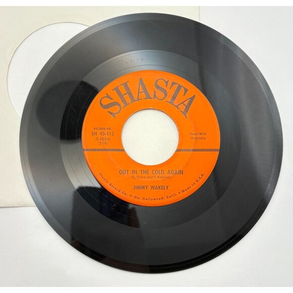 Jimmy Wakely Out in the Cold Again / I Know How it Feels 45 Vinyl 60s Country - Picture 4 of 6